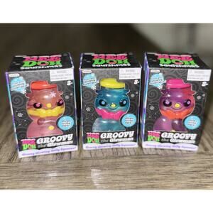 Schylling NeeDoh Squishmas Groovy Glowman RARE Glow In The Dark Sensory Toy New